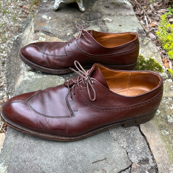 Two Boot New York Brown Leather Men\'s Dress Shoes sz 13